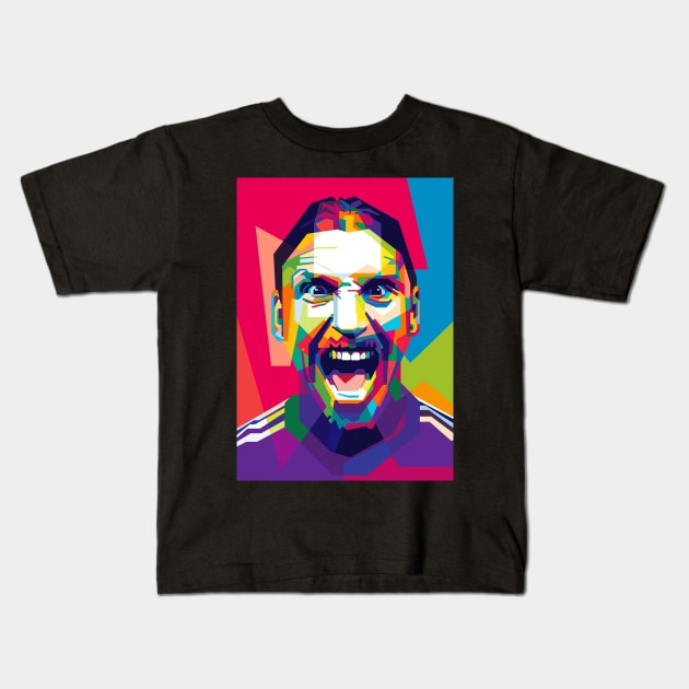 Zlatan Ibrahimovic Kids T-Shirt by mrcatguys